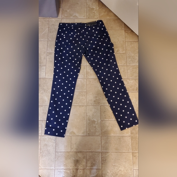 Banana Republic 0petite Polka Dot Sloan Pant - Picture 6 of 7